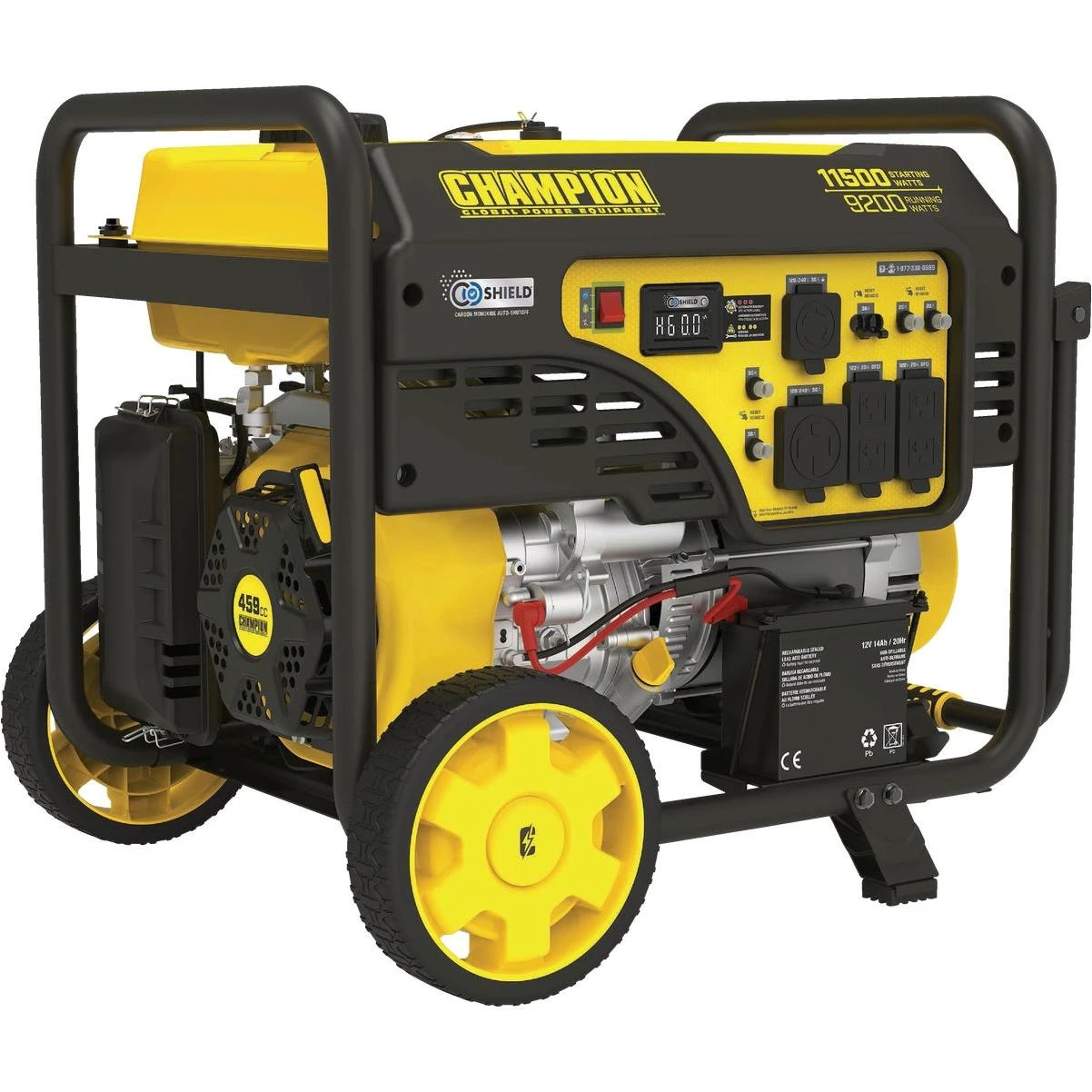 Champion 9200W Gasoline Powered Electric/Recoil Start Portable Generator