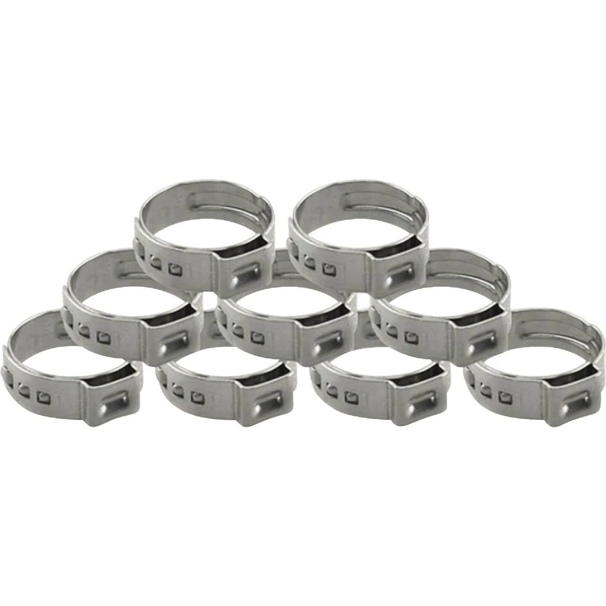 Plumbeeze 1/2 In. Stainless Steel PEX Pinch Clamp (10-Pack)
