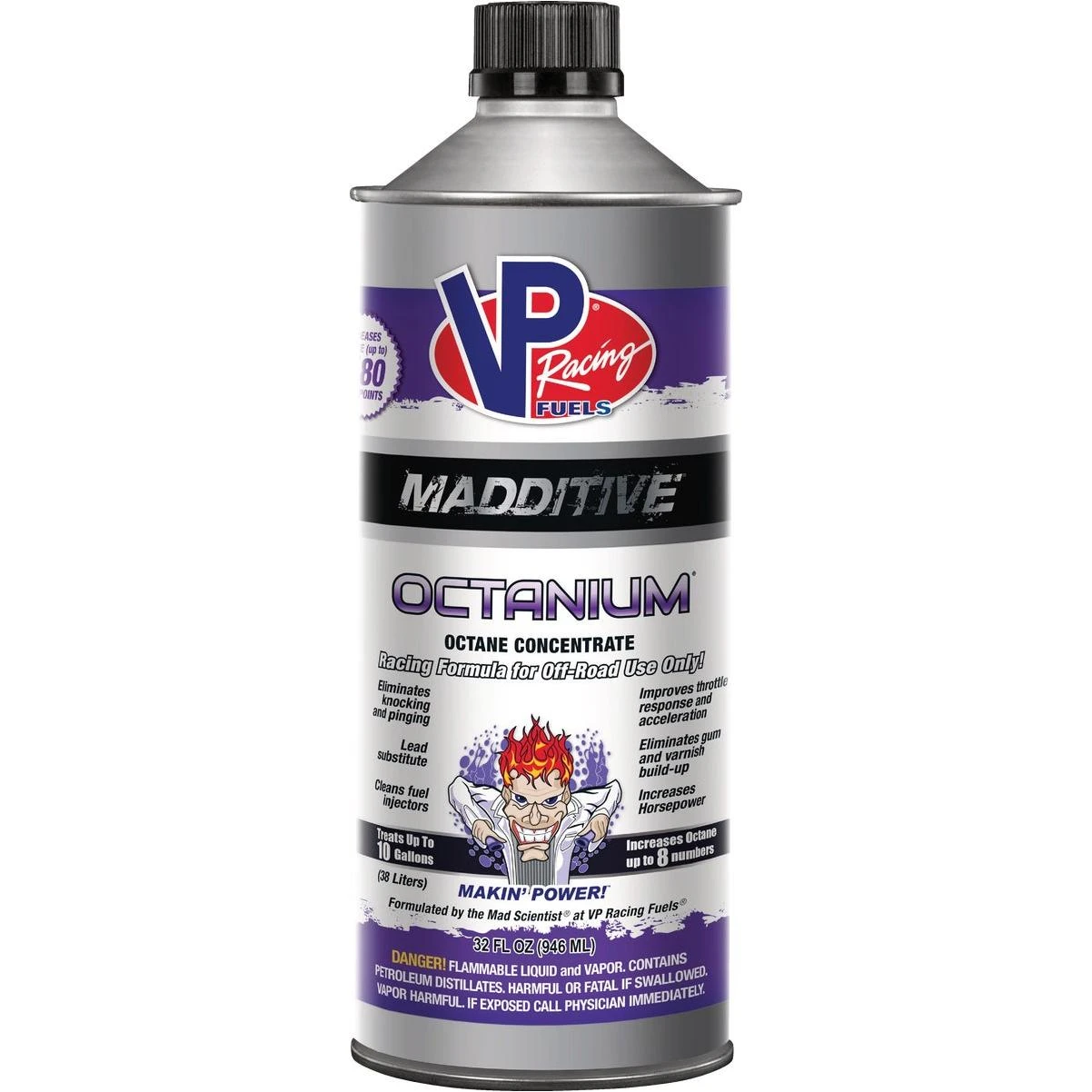 VP Racing Fuels Madditive Octanium 1 Qt. Lead Substitute