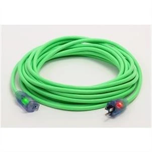 Extension Cord, Green, 14/3, 50-Ft.