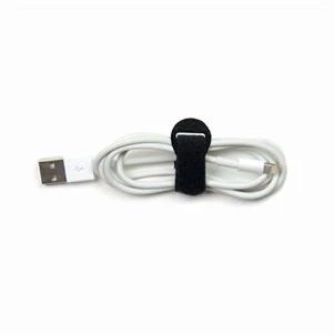 Self-Gripping Storage Cable Ties, Black, 4 & 10-In., 20-Pk.
