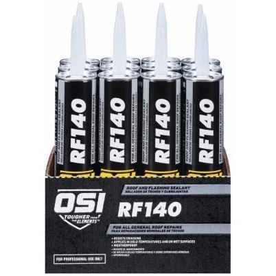 RF140 Roof and Flashing Sealant, Black, 10 Ounce Tube