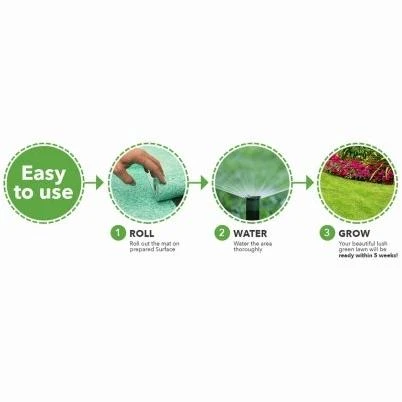 Year Round Quick Fix Grass Seed Roll, 1 Foot by 50 Feet