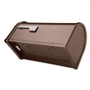 Hillsborough Post Mount Mailbox, Copper Aluminum, 9.6 x 11.1 x 21.3 Inches