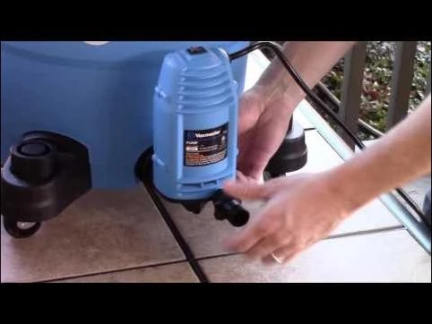 Wet and Dry Vacuum Water Pump with Multiple Adapters for Versatile Use