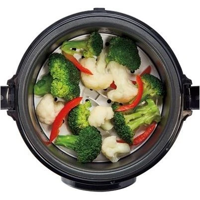 Compact Stainless Steel Multi Cooker with 1.5 Quart Capacity