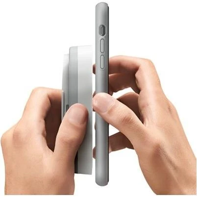 Audio Click Protective Case for Mo Expandable Speaker Compatible with iPhone 7 and iPhone 8 in Snow White