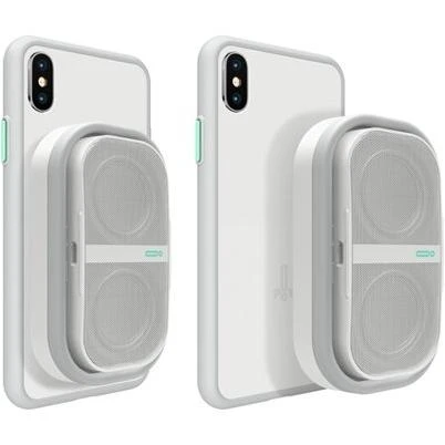 Audio Click Protective Case for Mo Expandable Speaker Compatible with iPhone 7 and iPhone 8 in Snow White