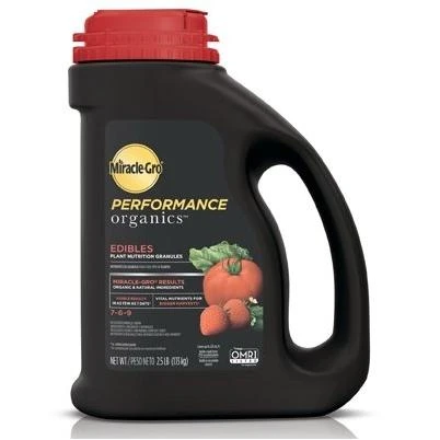 Performance Organics Edibles Plant Nutrition Granules, 2.5 Pounds