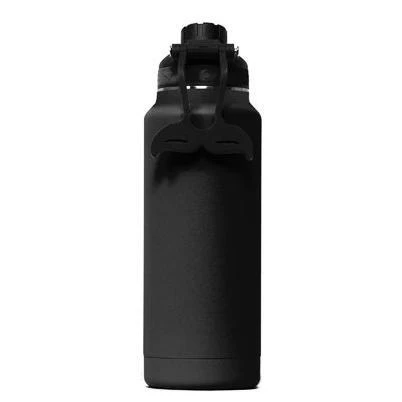 34-Ounce Copper-Clad Hydration Bottle with Black Powder Coat Finish