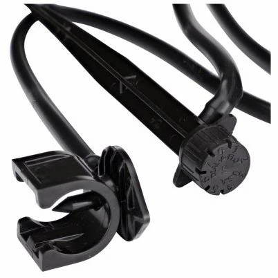 Adjustable Flow Bubbler Assembly, Half-Circle Pattern, 4 Stream, with 1/4 in. Clamp N Pierce Inlet on 6 in. Stake