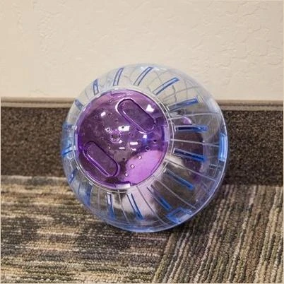 Roll-N-Around Exercise Ball, Small Animals, Clear, Assorted Colors