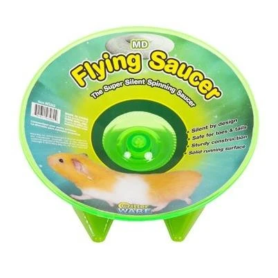 Medium Small Pet Exercise Wheel Flying Saucer Style for Small Animals