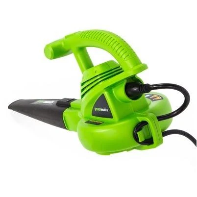 Electric Leaf Blower, 160 Miles Per Hour, 150 Cubic Feet Per Minute, 7 Amp Motor