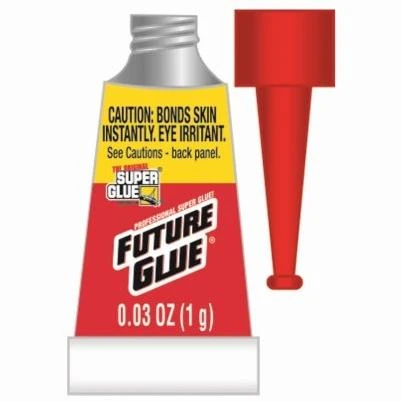 Super Glue Future Glue Liquid, 1 Gram Single Use Tubes, 6-Pk.