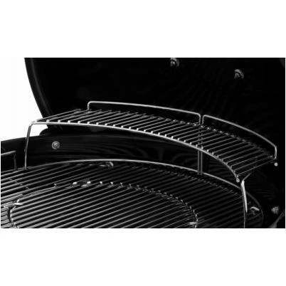 Master Touch Charcoal Grill with Hinged Barbecue Grate, Blue, 22 Inch Diameter