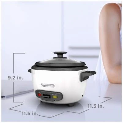 16-Cup Capacity Rice Cooker and Food Steamer with Multi-Function Cooking Settings