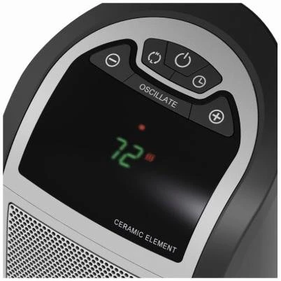 22 Inch Ceramic Tower Heater with Digital Display, Remote Control, and Three Heat Settings