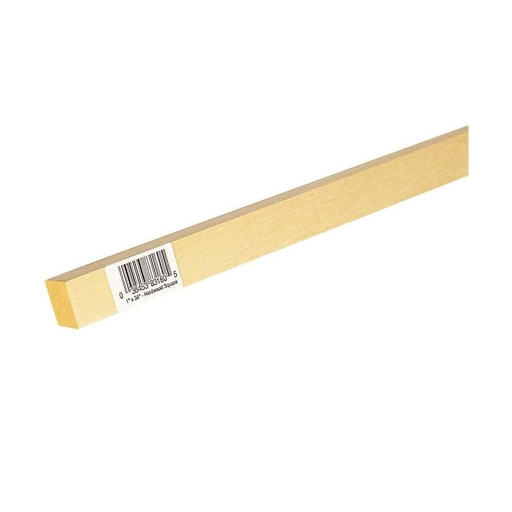 1/4 in. x 36 in. Basswood Square Dowel