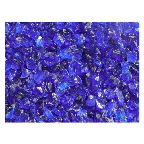 Exotic Pebbles & Aggregates EG02-L05S 2 No. Bag Ocean Blue Glass