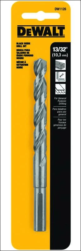 DRILL BIT BLACK OXIDE 13/32 IN