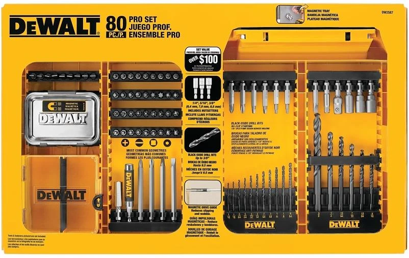 BIT DRILL/DRIVE SET PRO 80PC