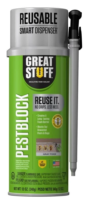 SEALANT PESTBLOCK GRAY 12OZ