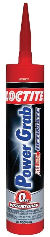 Loctite 1989550 Construction Adhesive, White, 9 oz Cartridge