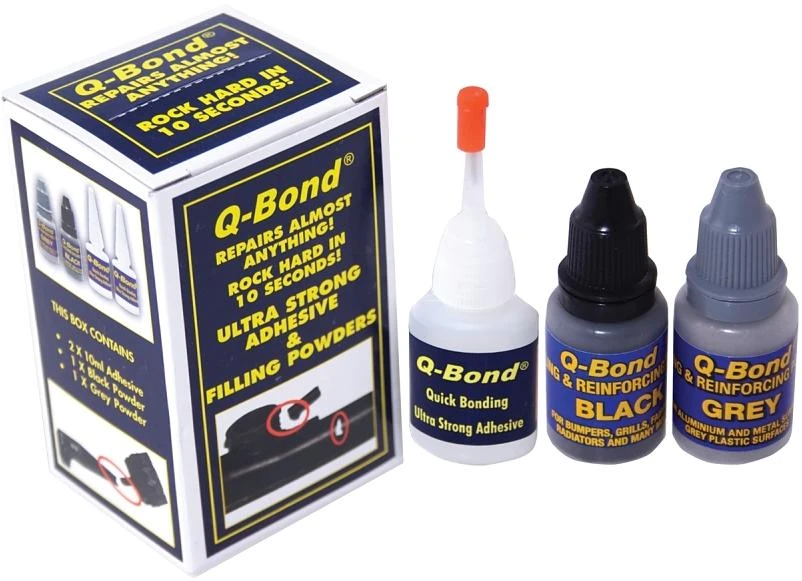 Q-bond Qb2 Ultra Strong Adhesive Repair Kit With Filling Powders, 5 Ml Bottle