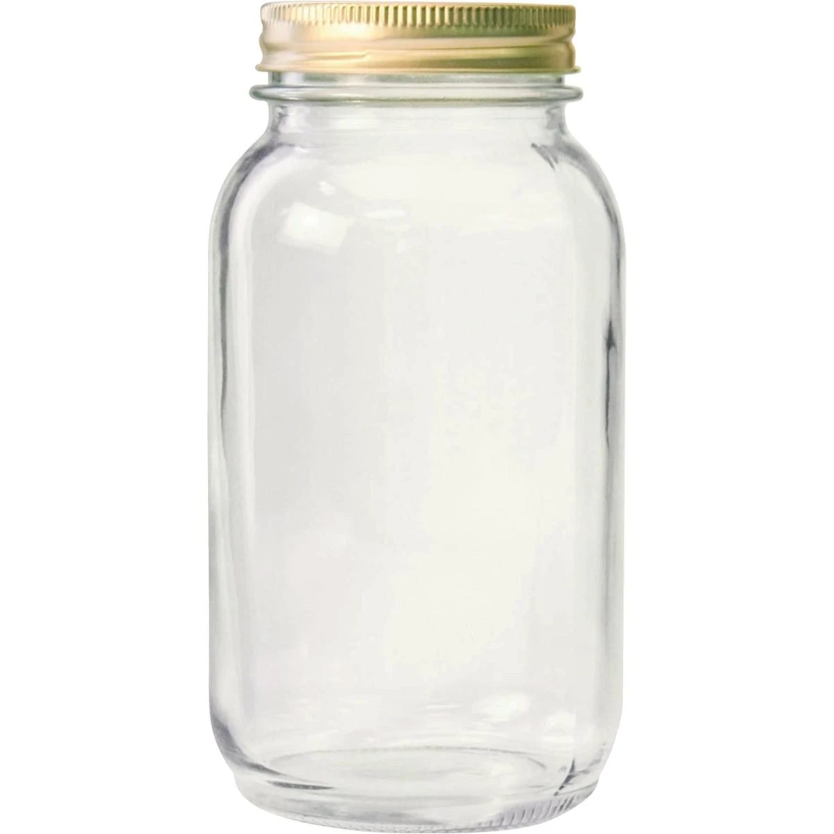 Anchor Hocking 1 Qt. Smooth-Sided Home Canning Jar w/Metal Lids & Bands (12-Count)