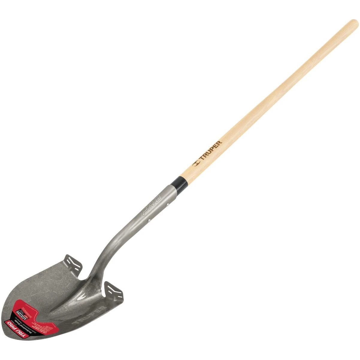 Truper Pro 48 In. Wood Handle Round Point Shovel