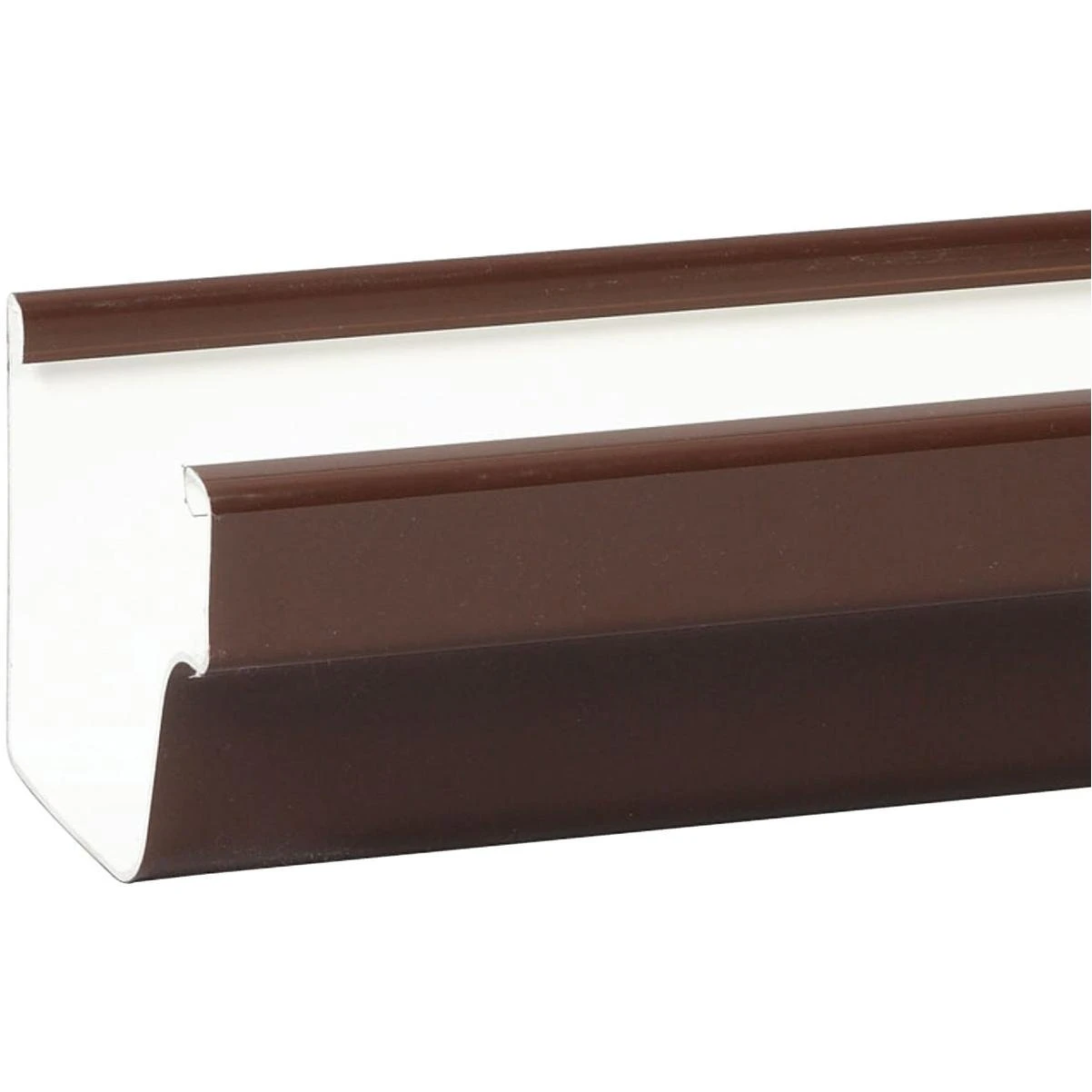 Amerimax 5 In. Traditional K-Style Brown Vinyl Gutter 10 Ft.