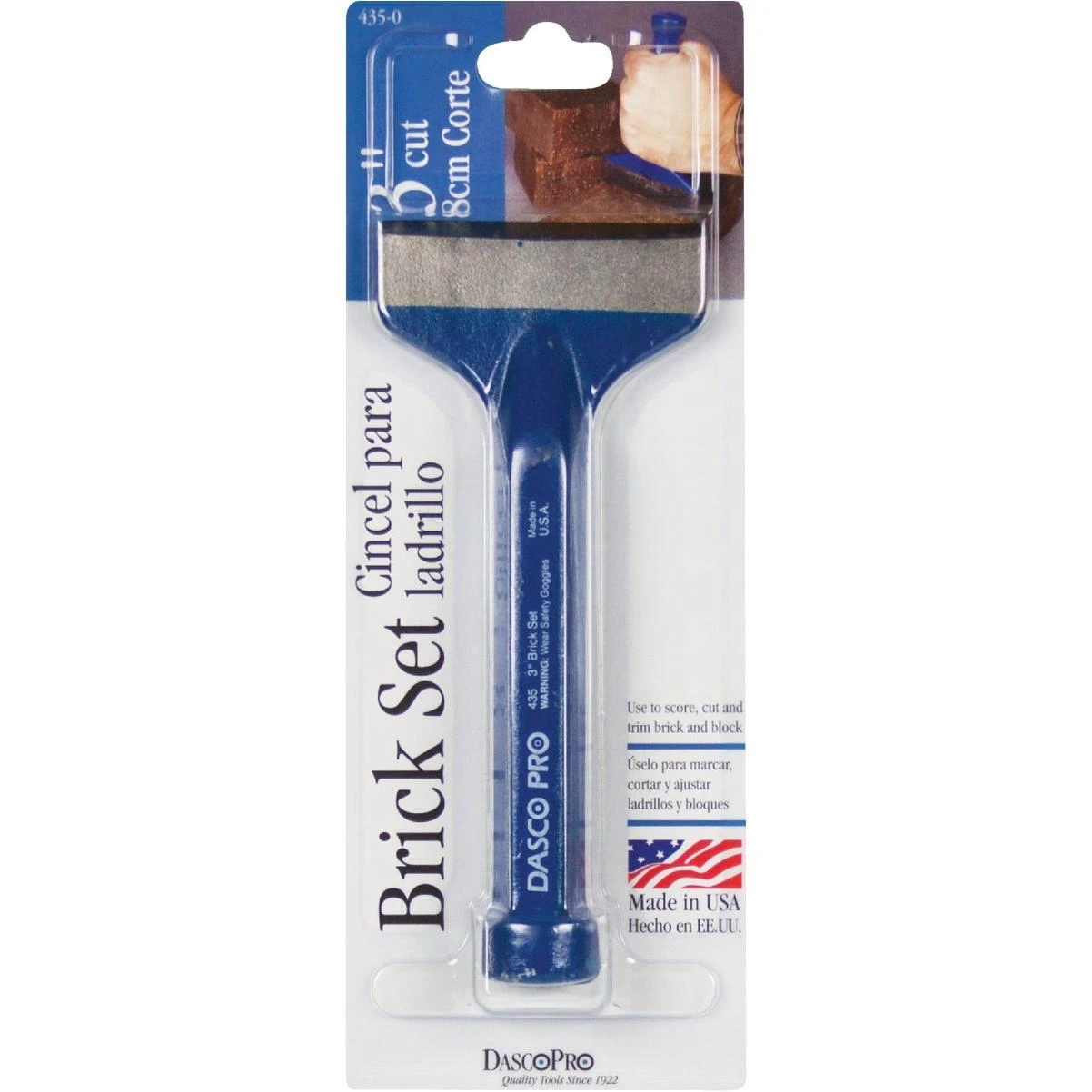 Mayhew Tools 3 In. x 7 In. Brick Set Chisel
