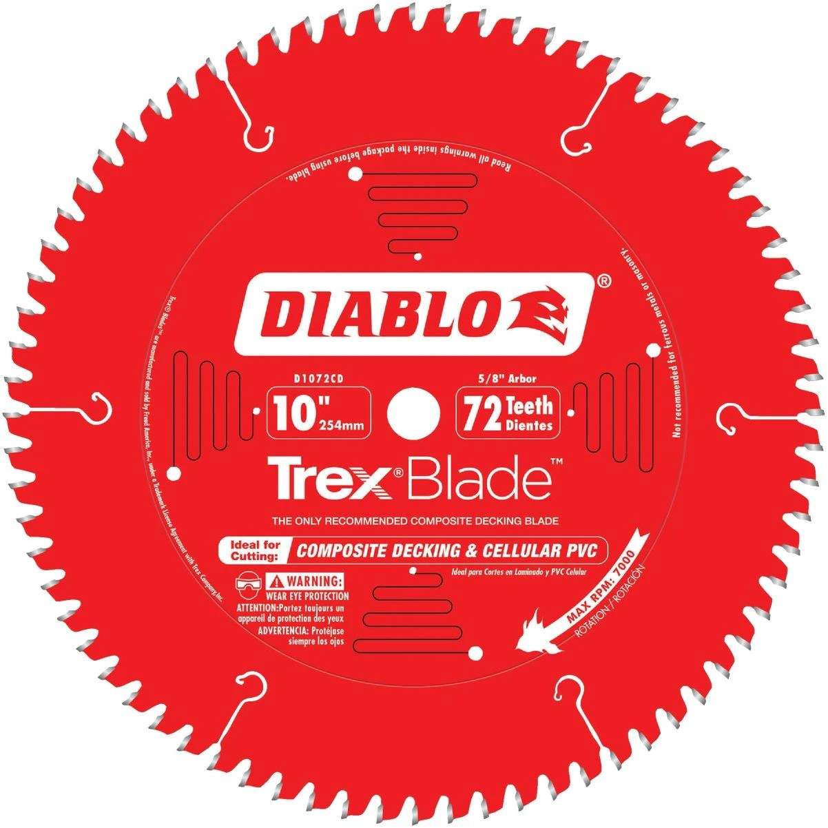 Diablo TrexBlade 10 In. 72-Tooth Circular Saw Blade