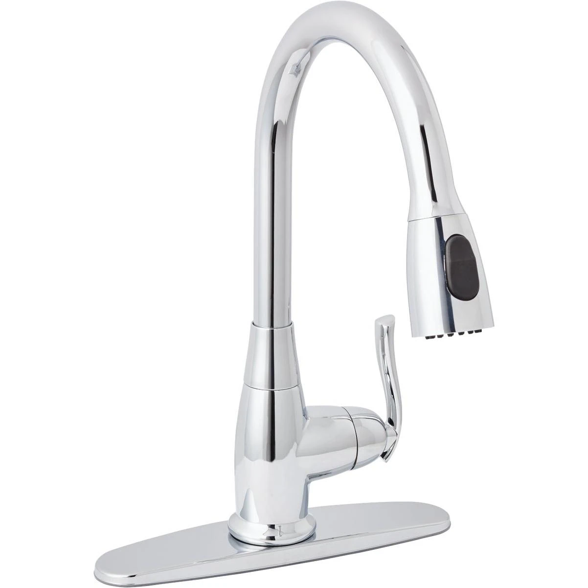 Home Impressions 1-Handle Lever Pull-Down Kitchen Faucet, Chrome