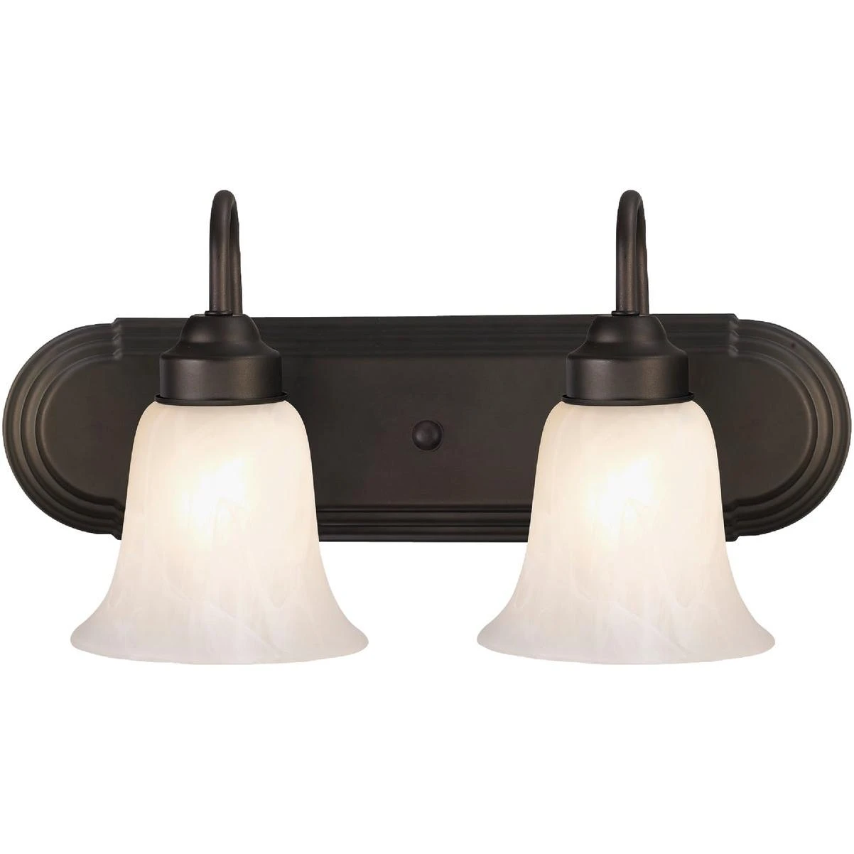 Home Impressions Julianna 2-Bulb Oil Rubbed Bronze Vanity Bath Light Bar