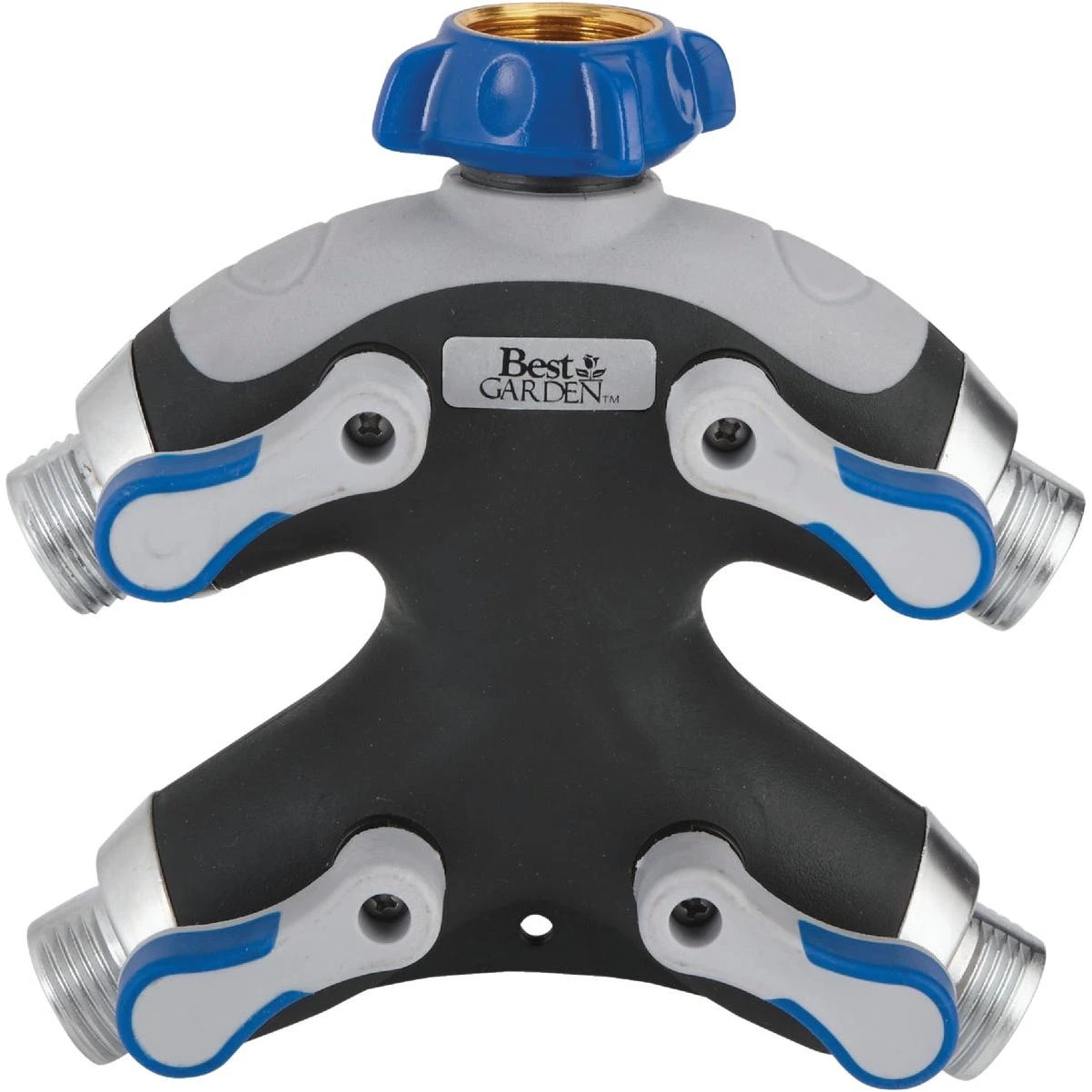 Best Garden Metal 4-Outlet Hose Shutoff Manifold