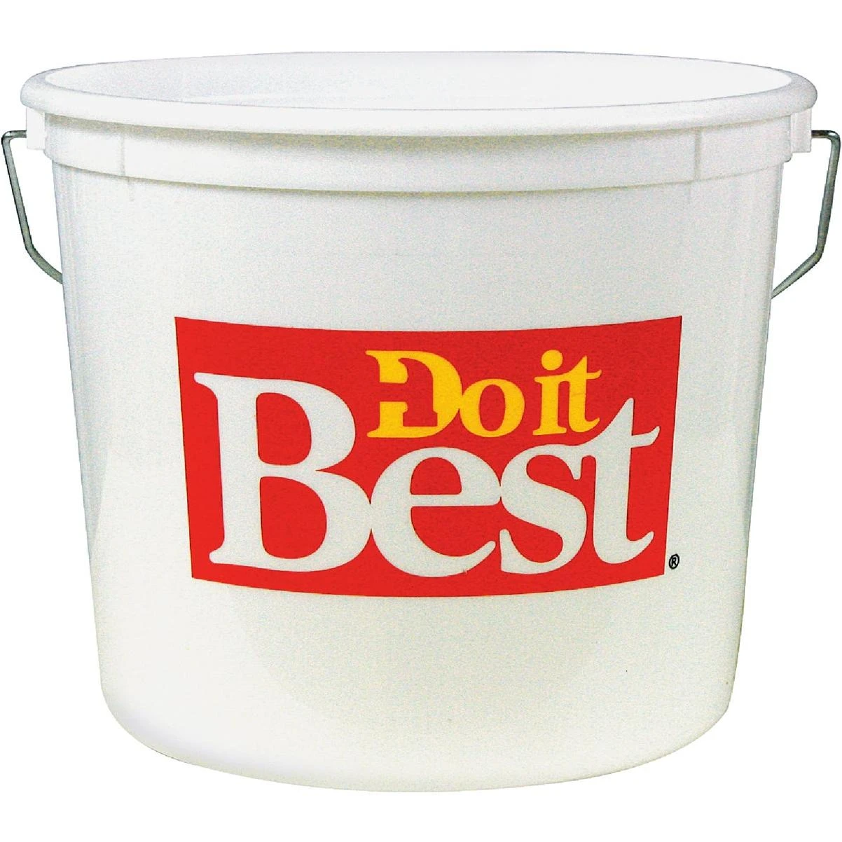 Do it Best 5 Qt. White Polysteel Pail