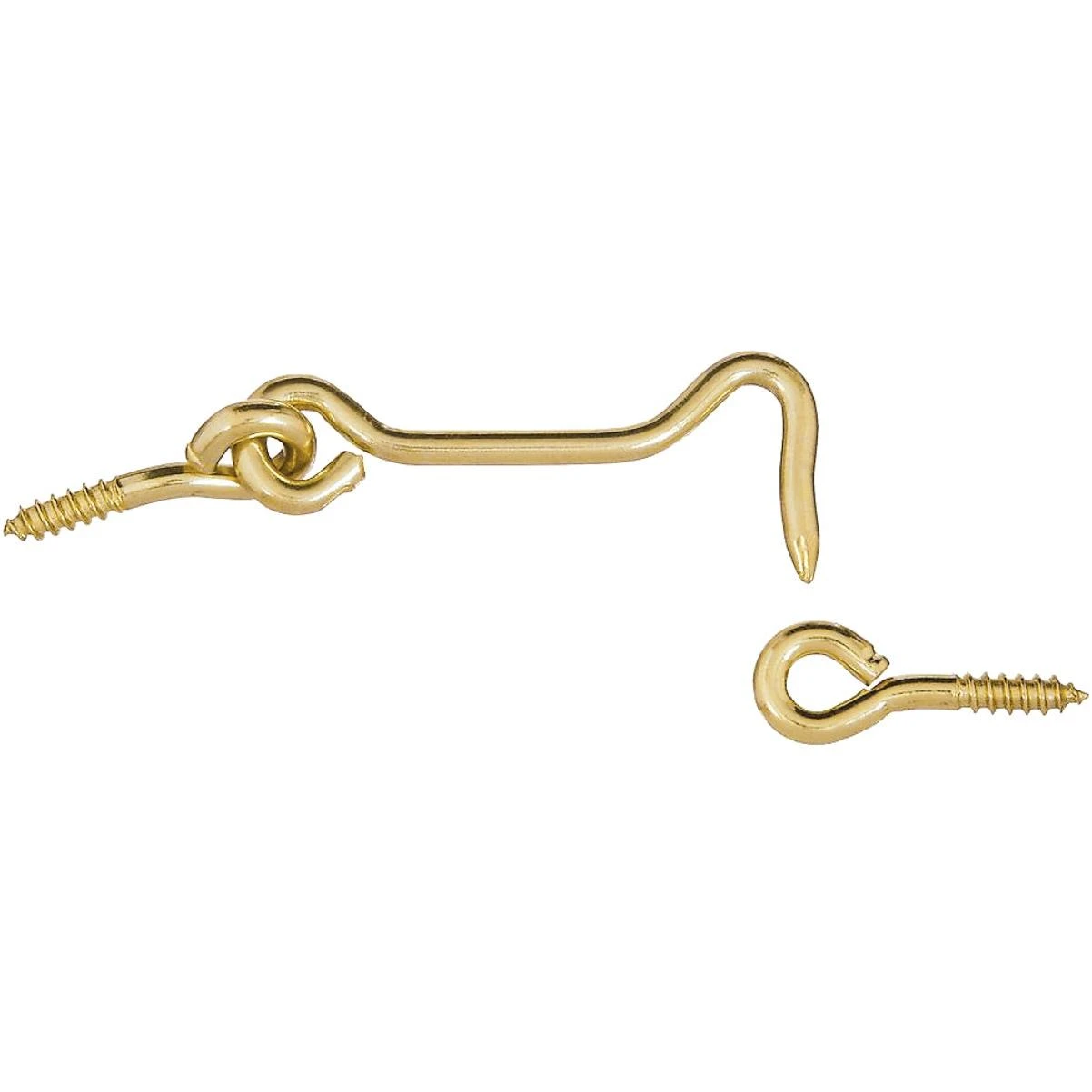 National Hardware Solid Brass 2-1/2 In. Hook & Eye Bolt