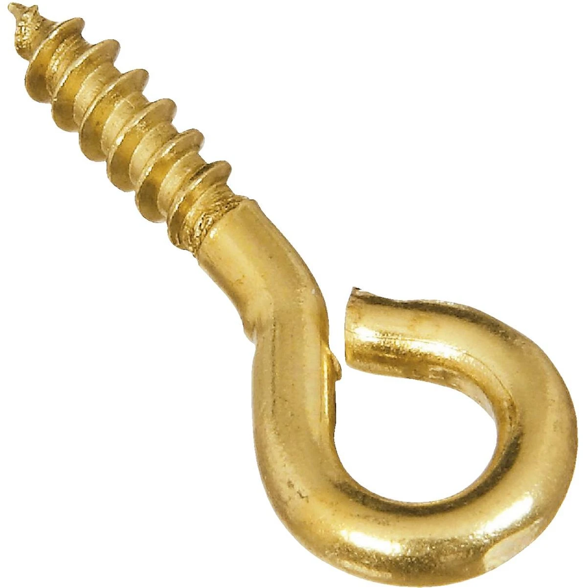 National Hardware #212 Brass Small Screw Eye (7 Ct.)