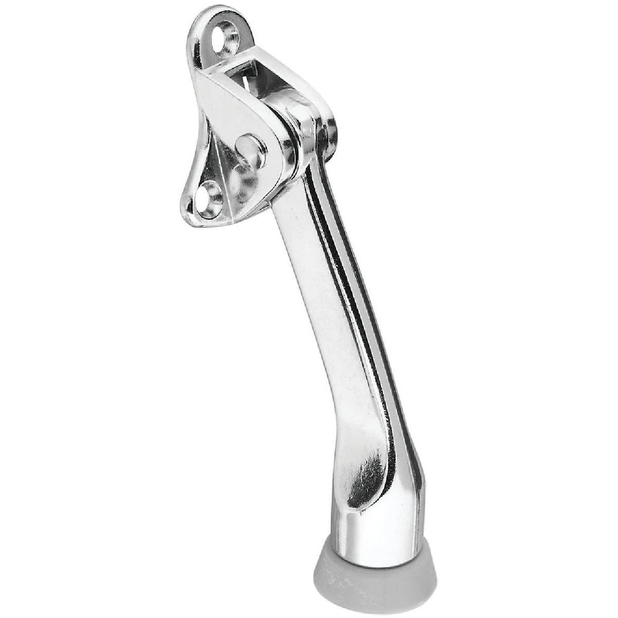 National Hardware 4 In. Chrome Kickdown Door Holder