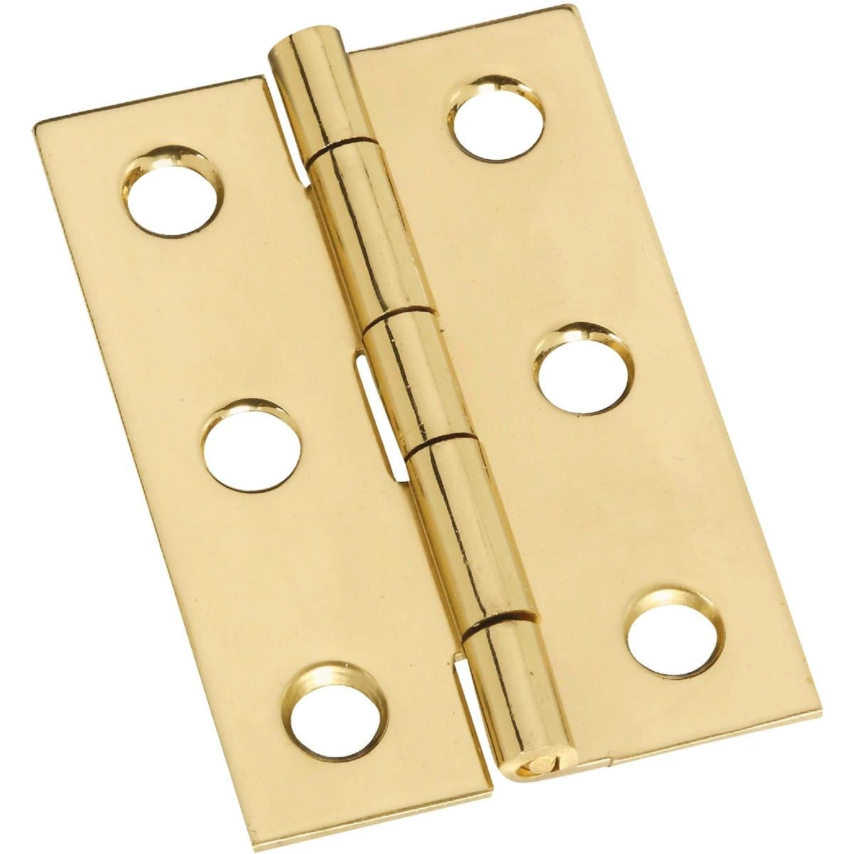 National 1-3/8 In. x 2 In. Brass Medium Decorative Hinge (2-Pack)