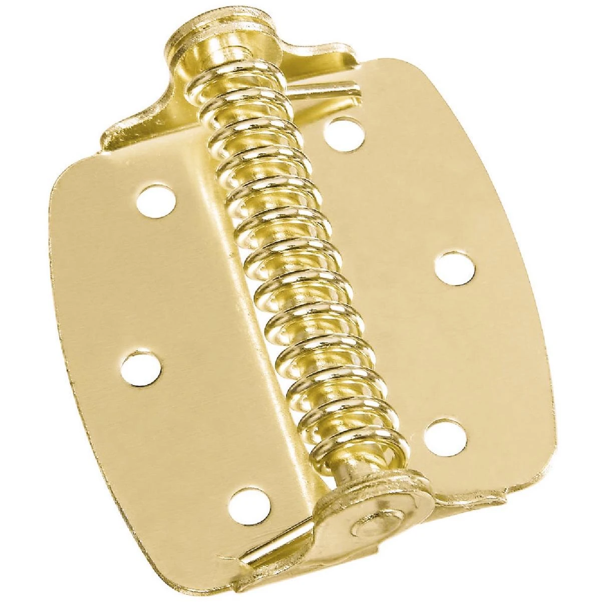 National Hardware 2 In. Brass Spring Hinge (2-Pack)