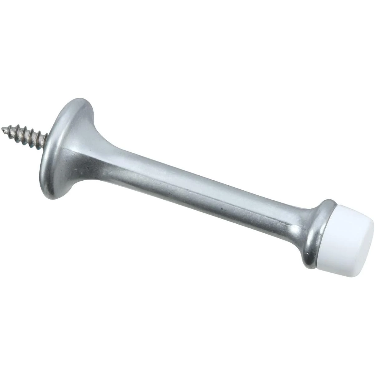 National Hardware Heavy Duty 3 In. Rigid Door Stop, Satin Chrome