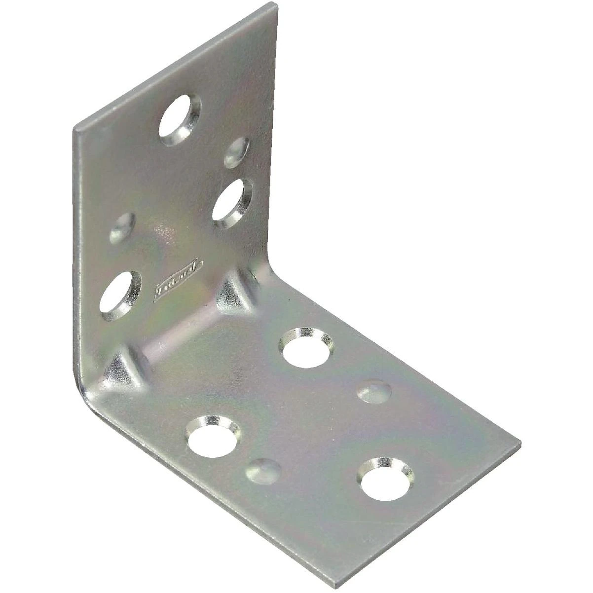 National Hardware 2 In. x 1-1/2 In. Double Wide Zinc Corner Brace (2-Count)