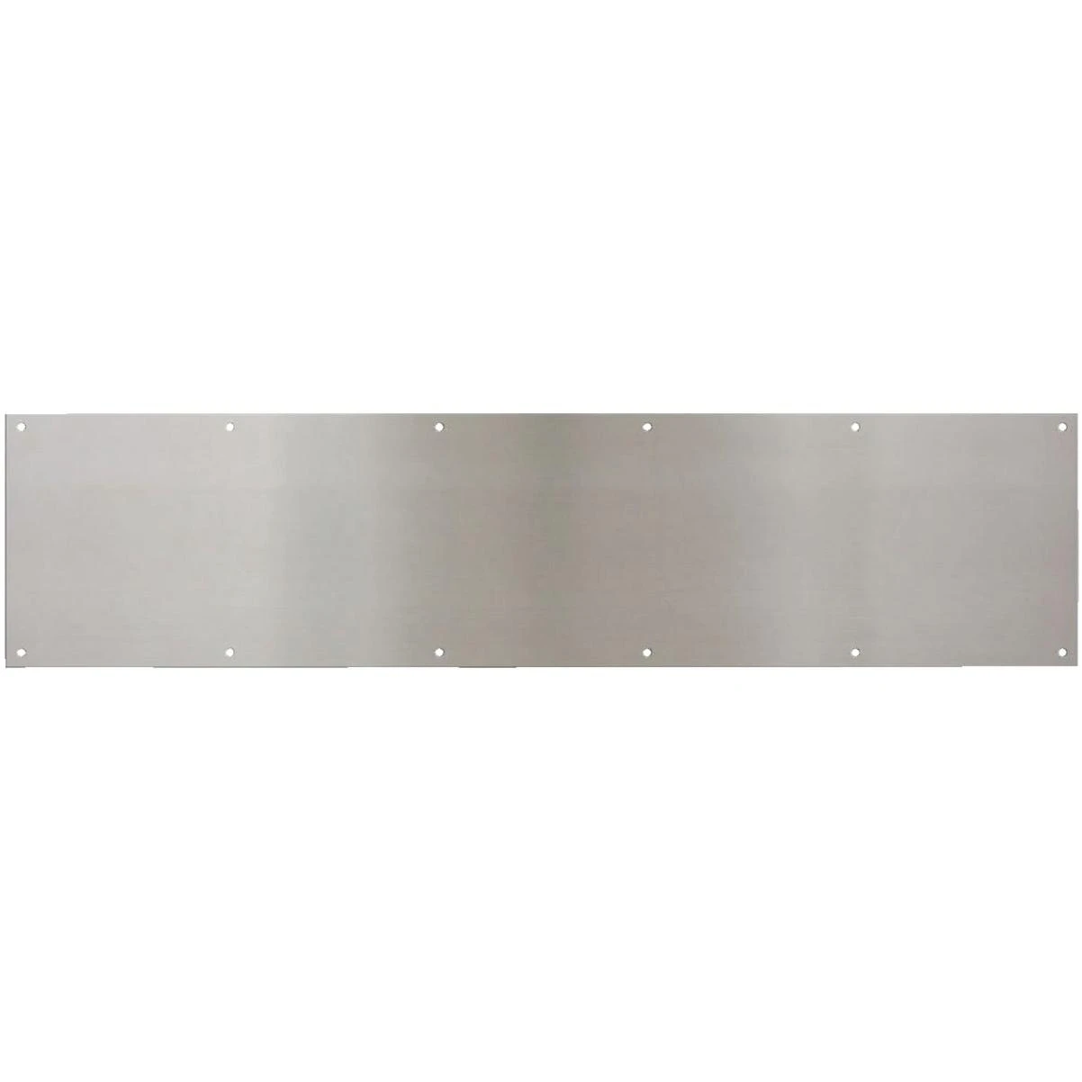 National 8 In. x 34 In. Satin Nickel Aluminum Kickplate