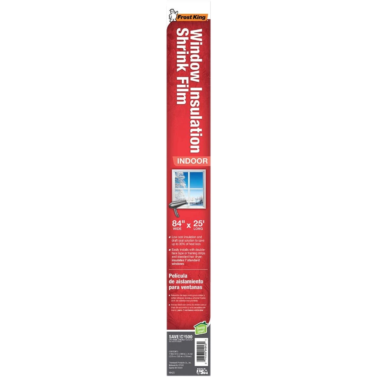 Frost King 84 In. x 25 Ft. Indoor Shrink Window Film