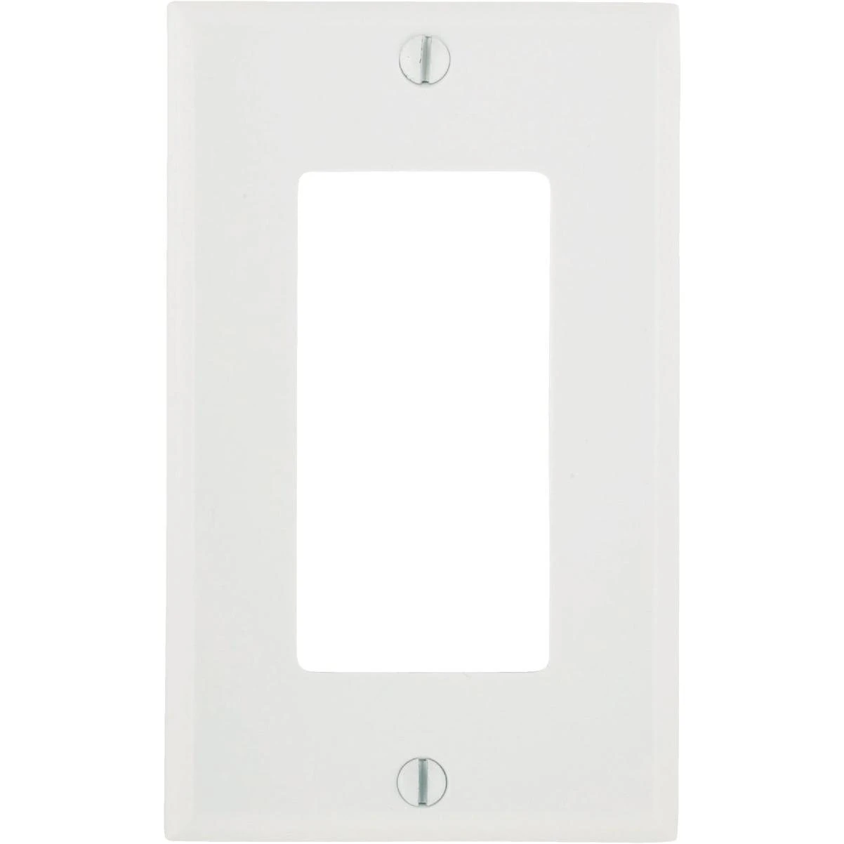 Leviton Decora 1-Gang Smooth Plastic Rocker Decorator Wall Plate, White