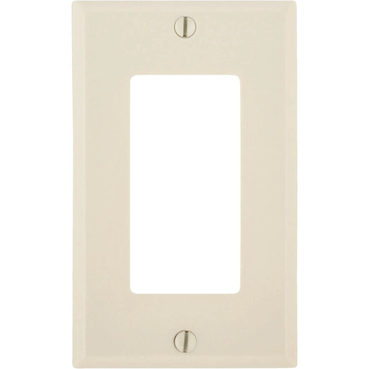Leviton Decora 1-Gang Smooth Plastic Rocker Decorator Wall Plate, Light Almond