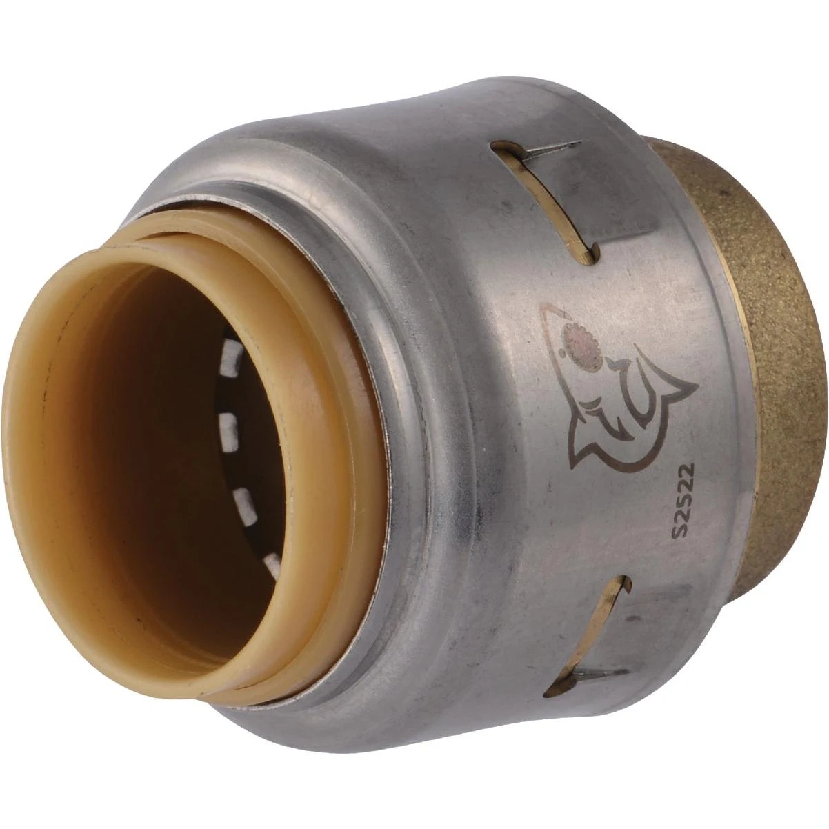 SharkBite 1/2 In. Push-to-Connect Brass End Push Cap